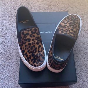Saint Laurent Cheetah Sneakers